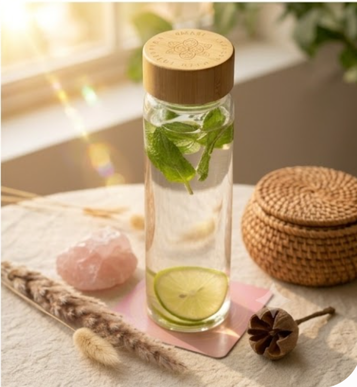 Waarom smaakt water anders uit glas?