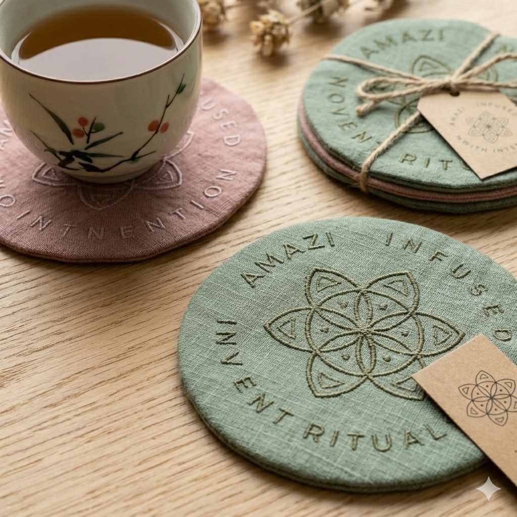 AMAZI Linnen Coasters
