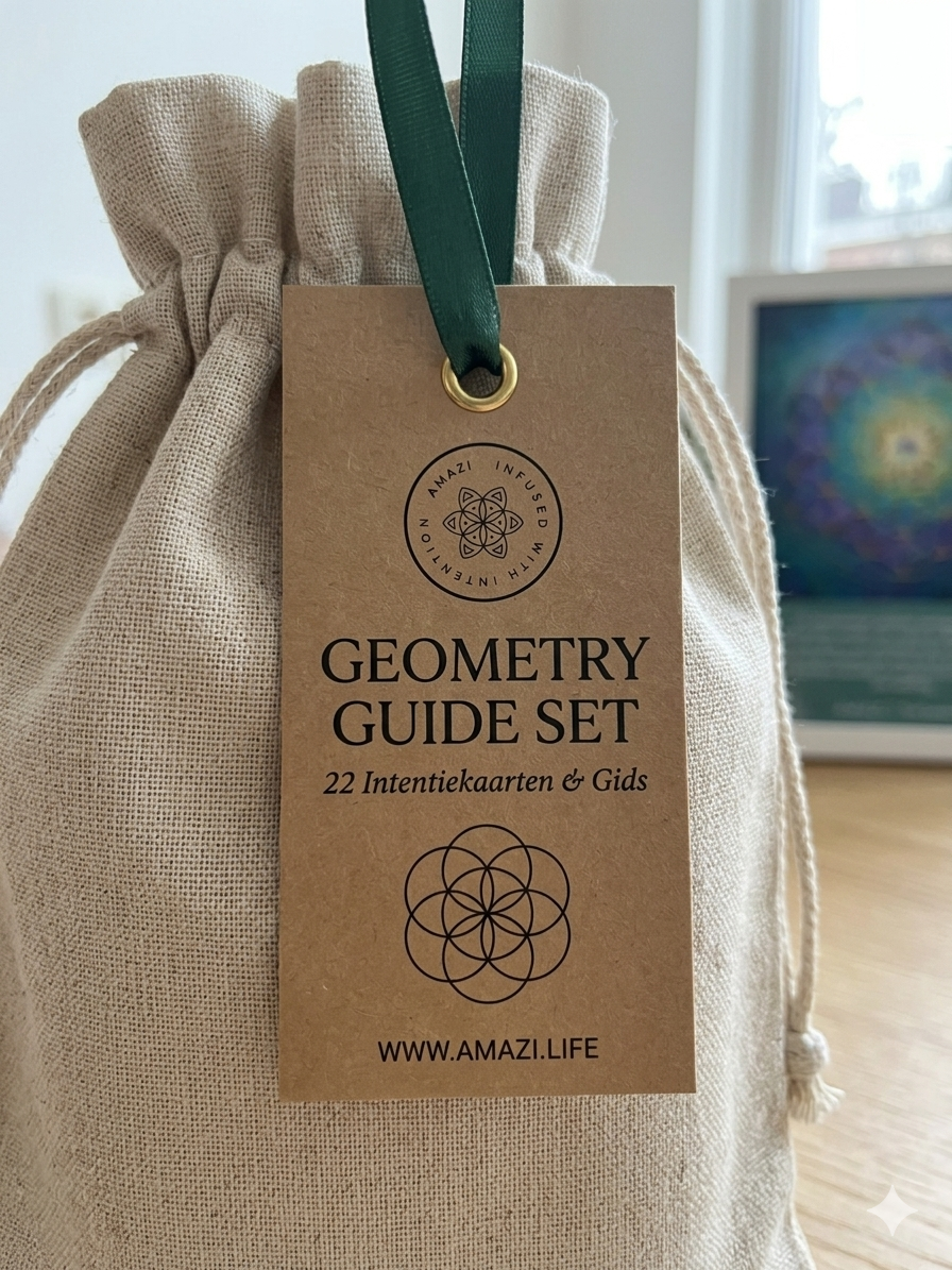 Geometry Guide Set – Luxe Intentiekaarten & Heilige Geometrie Gids